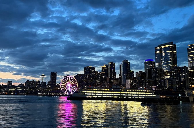 Bainbridge Island Electric Bike Tour - Eagle Harbor Waterfront Park and the marina view