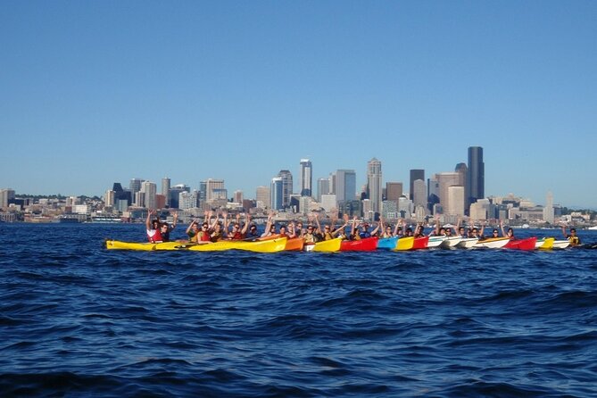 Elliott Bay Sea Kayak Tour - A water-level view of Seattle from West Seattle