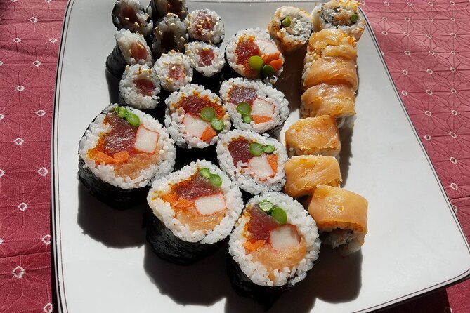 Hands on Sushi Rolls class - What you make at Prune Kitchen