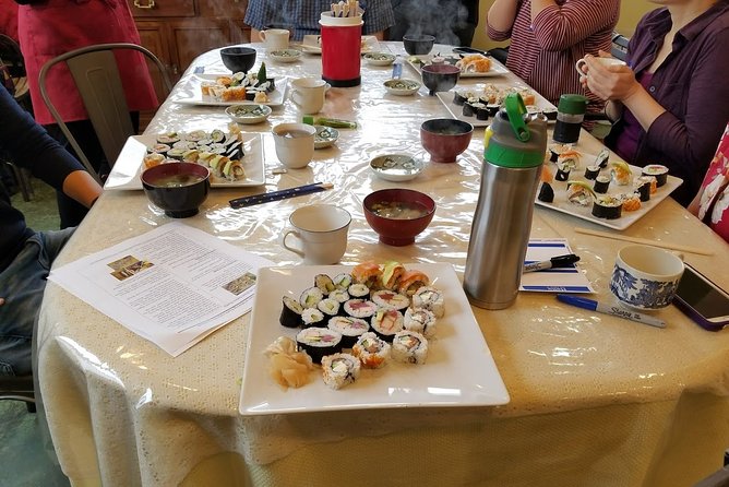 Hands on Sushi Rolls class - Fumiko’s teaching style suits beginners