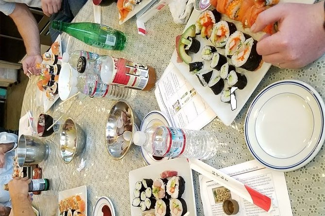 Hands on Sushi Rolls class - Group size changes the feel of the class