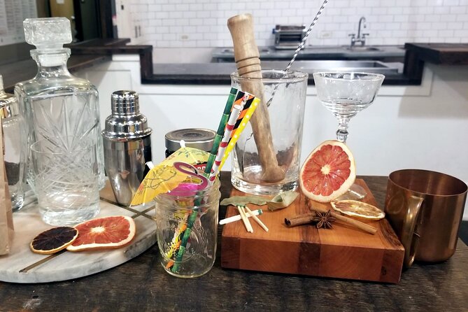 Mad Scientist Drink Fusion Lab, A Mocktail Focused Workshop - Entering the mocktail lab above Melrose Market