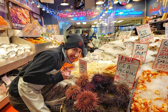 Savor the Sea: Guided Seafood Tasting at Pike Place Ma - Stop one: Pike Place Chowder