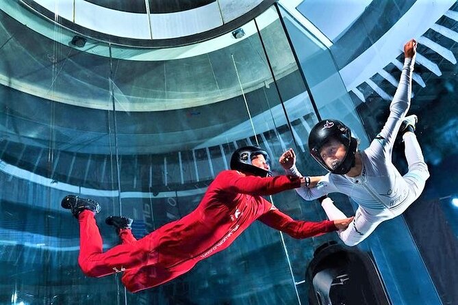 Seattle Indoor Skydiving Experience with 2 Flights & Personalized Certificate - Entering the wind tunnel at iFLY Seattle