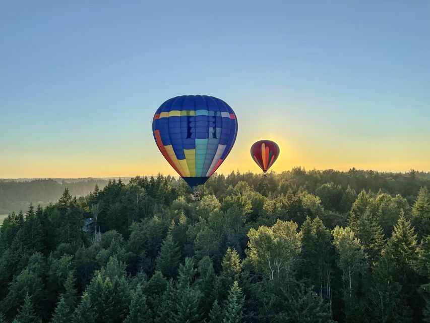 Seattle: Mt. Rainier Sunset Balloon Ride with Champagne - What you can photograph from the basket