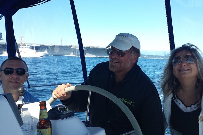 Seattle's Best Private Sailing Adventure on the Puget Sound BYOB! - Sailing between Seattle and Bainbridge Island