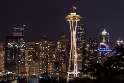 Scenic Night Tour with Space Needle & Skywheel