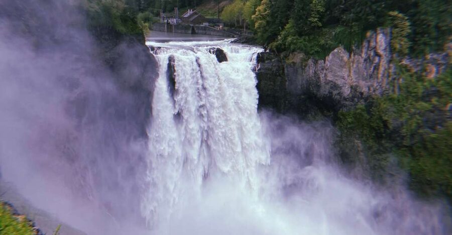 Seattle: Snoqualmie Falls and Twin Falls Guided Tour - Starting with coffee and a small white van