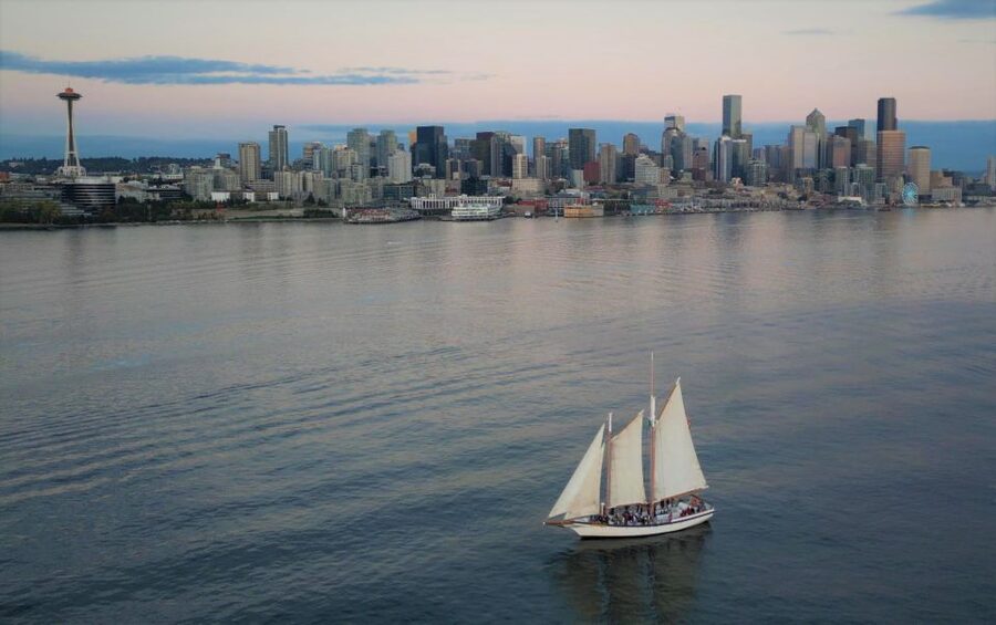 Seattle: Tall Sailboat Sunset Harbor Cruise - Setting sail from Seattle’s Pier 66