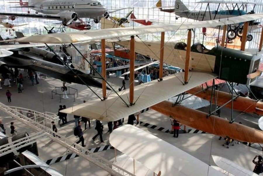 Seattle: The Museum of Flight Entry Ticket - The bridge view toward airports and Mount Rainier