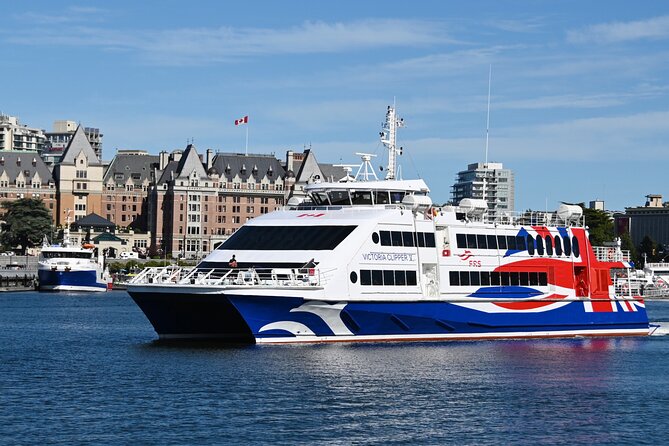 Seattle, WA to Victoria, BC High-Speed Passenger Ferry: ONE-WAY - Seattle’s waterfront departure