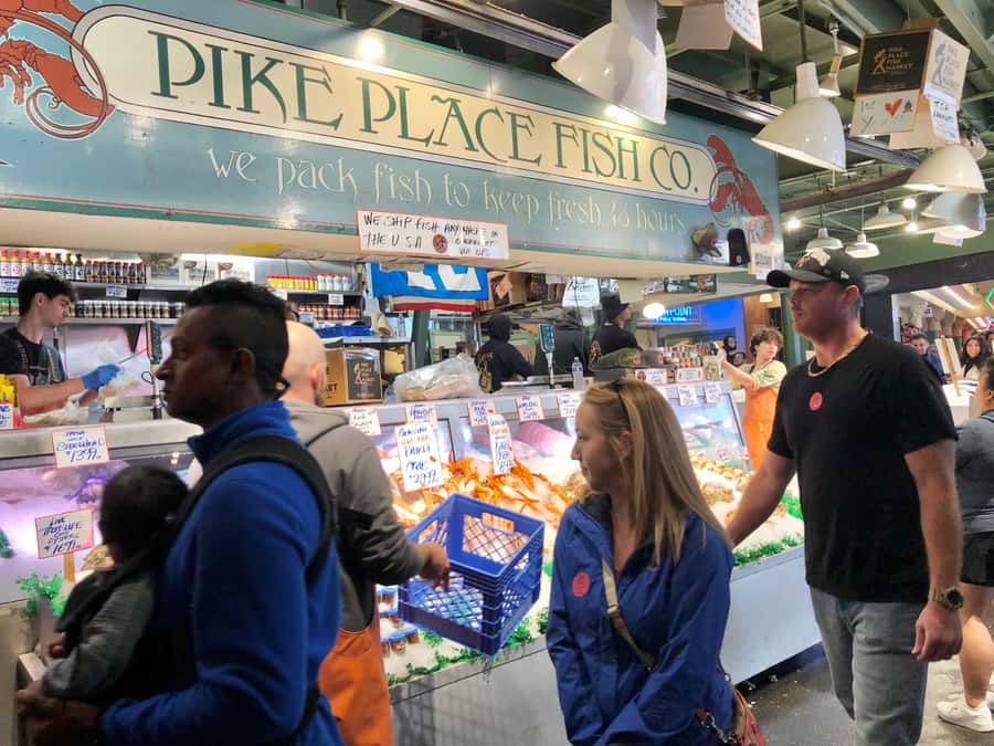 Secret Food Tours: Seattle Pike Place Market - Sesame chicken brings a change of pace