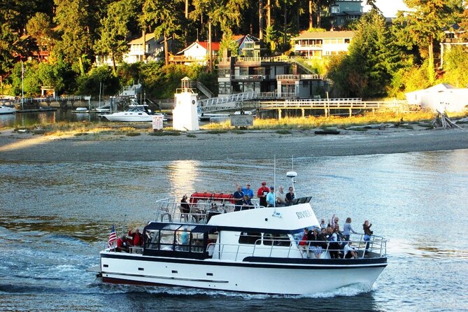 Shared 2 Hour September Sunset Cruise from Gig Harbor - Under the Tacoma Narrows Bridge