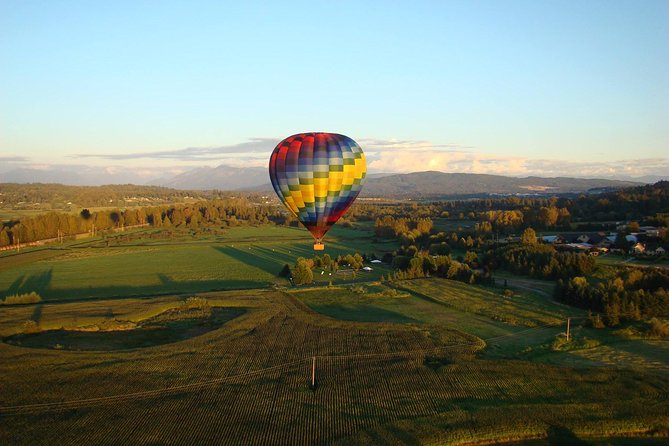 Sky bound Adventures Snohomish Sunrise Hot Air Balloon Ride - A sunrise start at Snohomish Airport Way