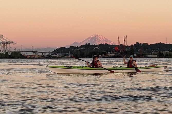 West Seattle Sunset Sea Kayak Tour - Watching for wildlife near the Duwamish River